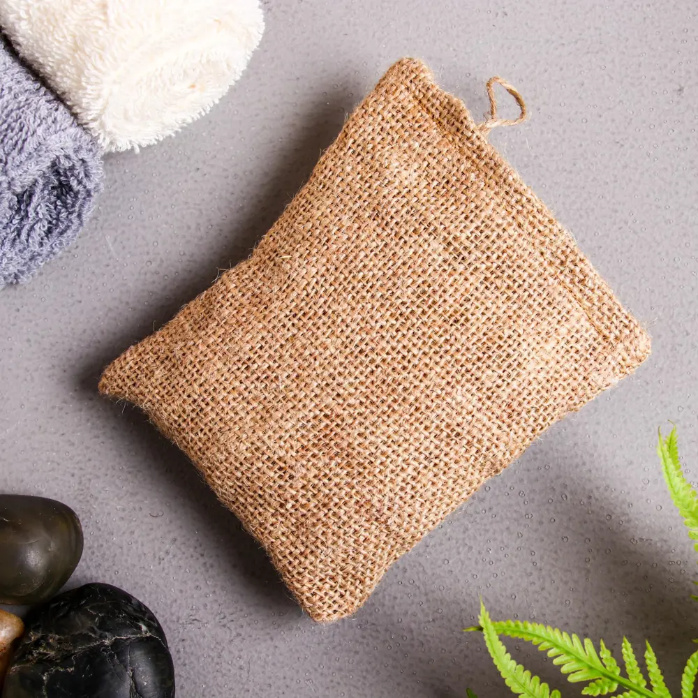 Фото 3 Мочалка джутовая с мылом Лесной микс 110 г Фото 3 Мочалка джутовая с мылом Лесной микс 110 г