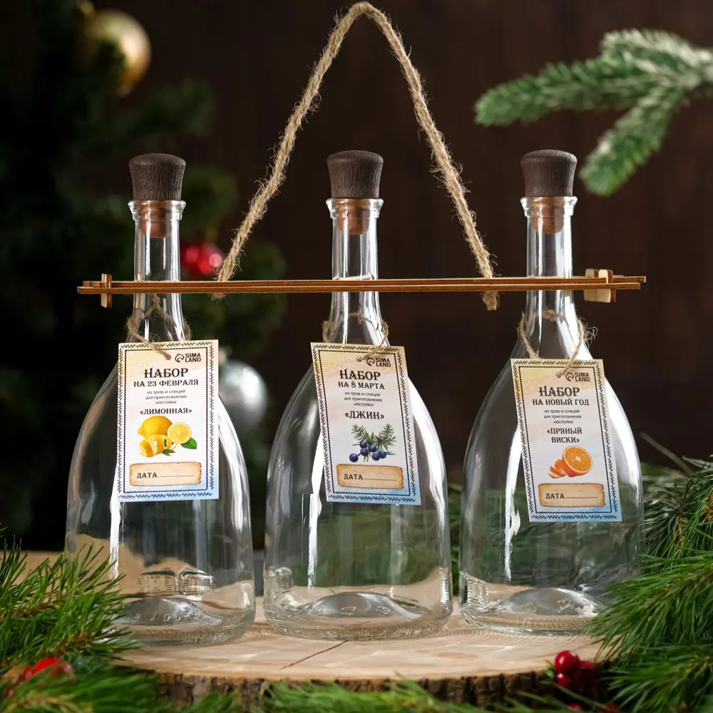 Фото 2 Набор для приготовления домашних настоек (пряный виски джин лимонная)