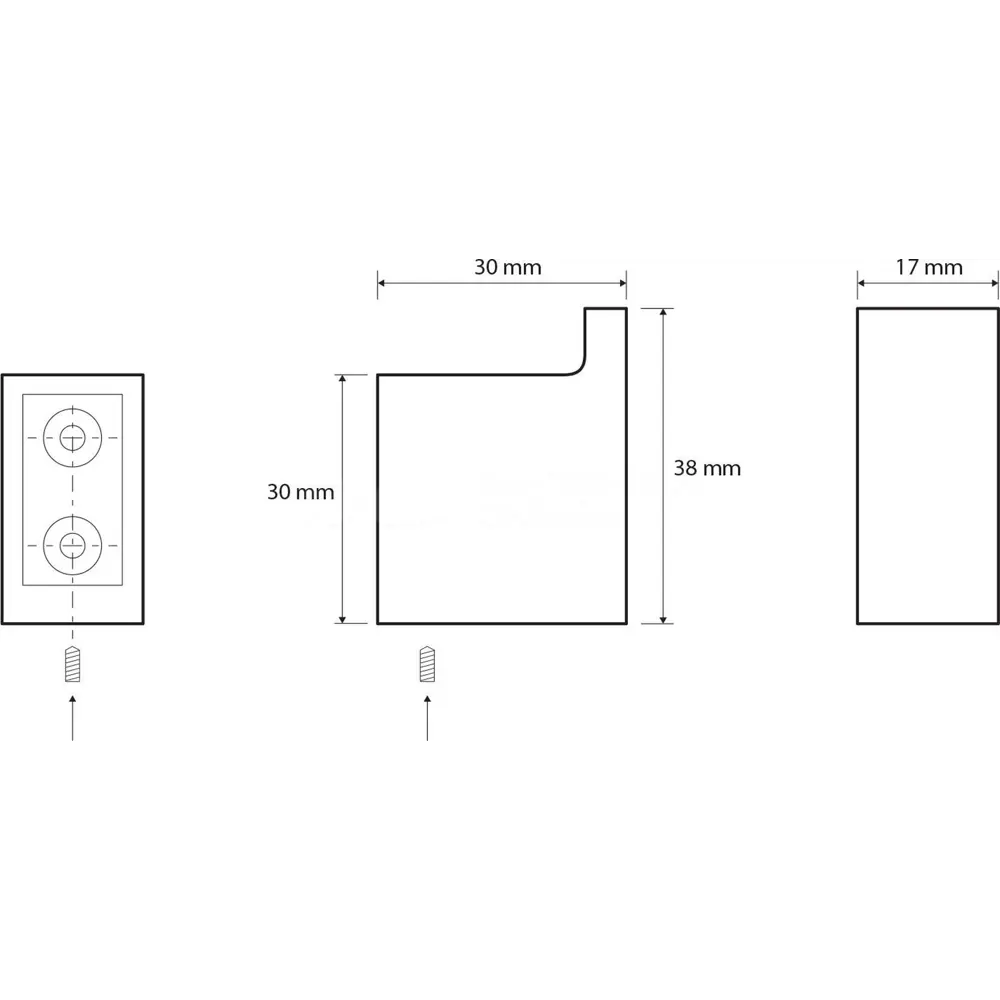 Фото 2 Крючок для ванной Bemeta 135006010 цвет черный 1 шт