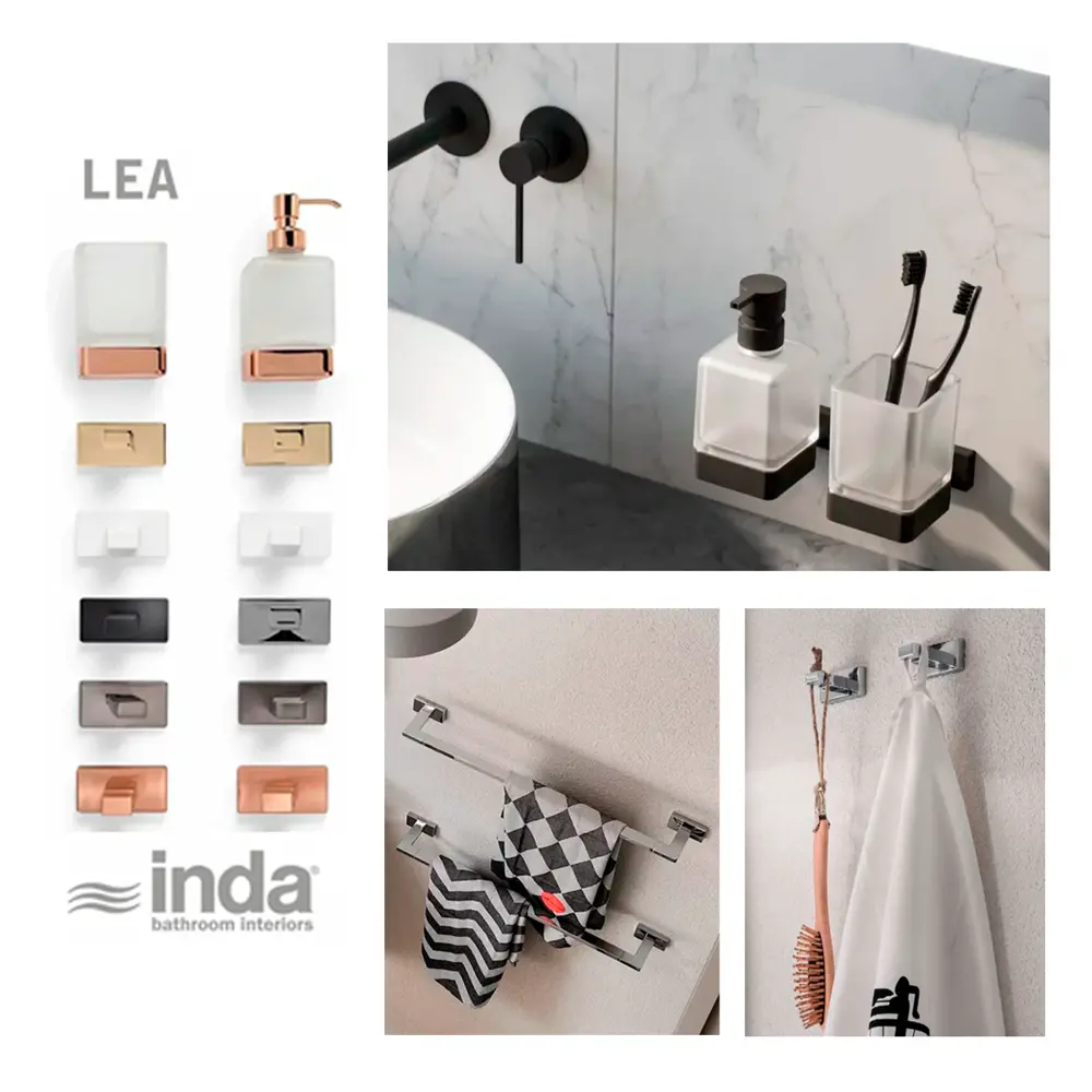 Фото 2 Крючок для ванной Inda A1820ADR цвет золотой 1 шт