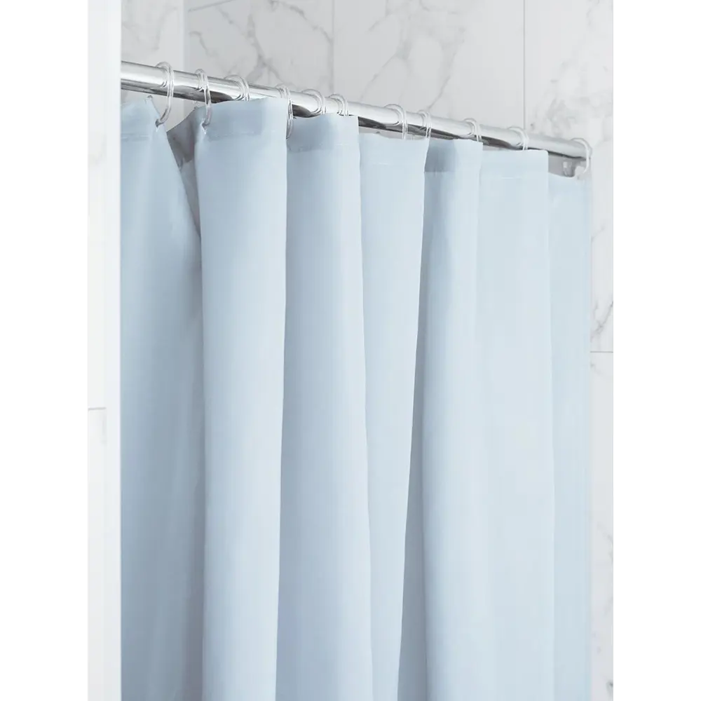 Фото 2 Шторка для ванной комнаты DEНАСТИЯ S000120 180x200см цвет синий Фото 2 Шторка для ванной комнаты DEНАСТИЯ S000120 180x200см цвет синий