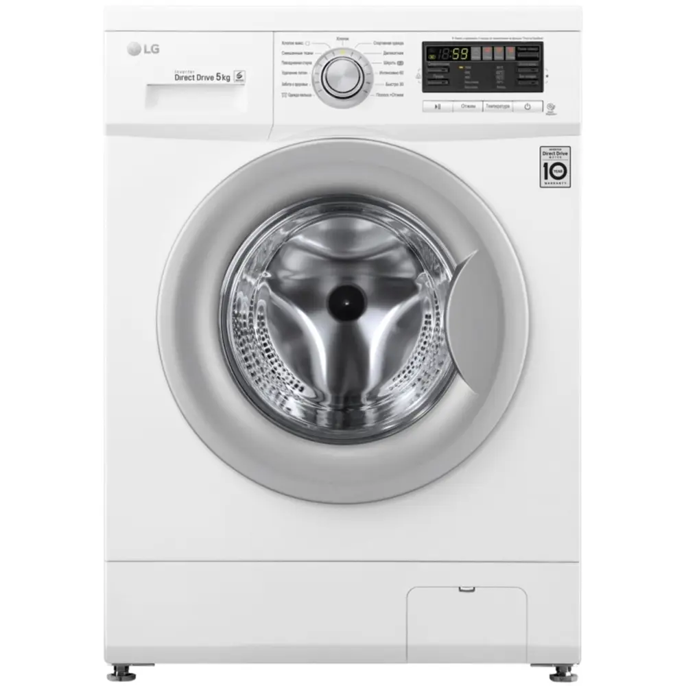 Фото Стиральная машина Lg F10b8ld7 44x85x44 см 5 кг цвет белый Фото Стиральная машина Lg F10b8ld7 44x85x44 см 5 кг цвет белый