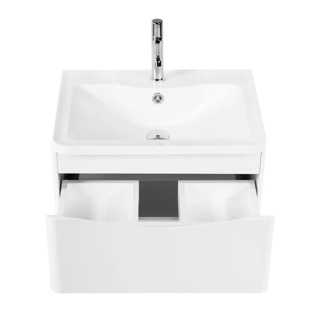 Фото 4 Тумба под раковину Belbagno ACQUA-700-2C-SO-BL подвесная 70см цвет белый Фото 4 Тумба под раковину Belbagno ACQUA-700-2C-SO-BL подвесная 70см цвет белый
