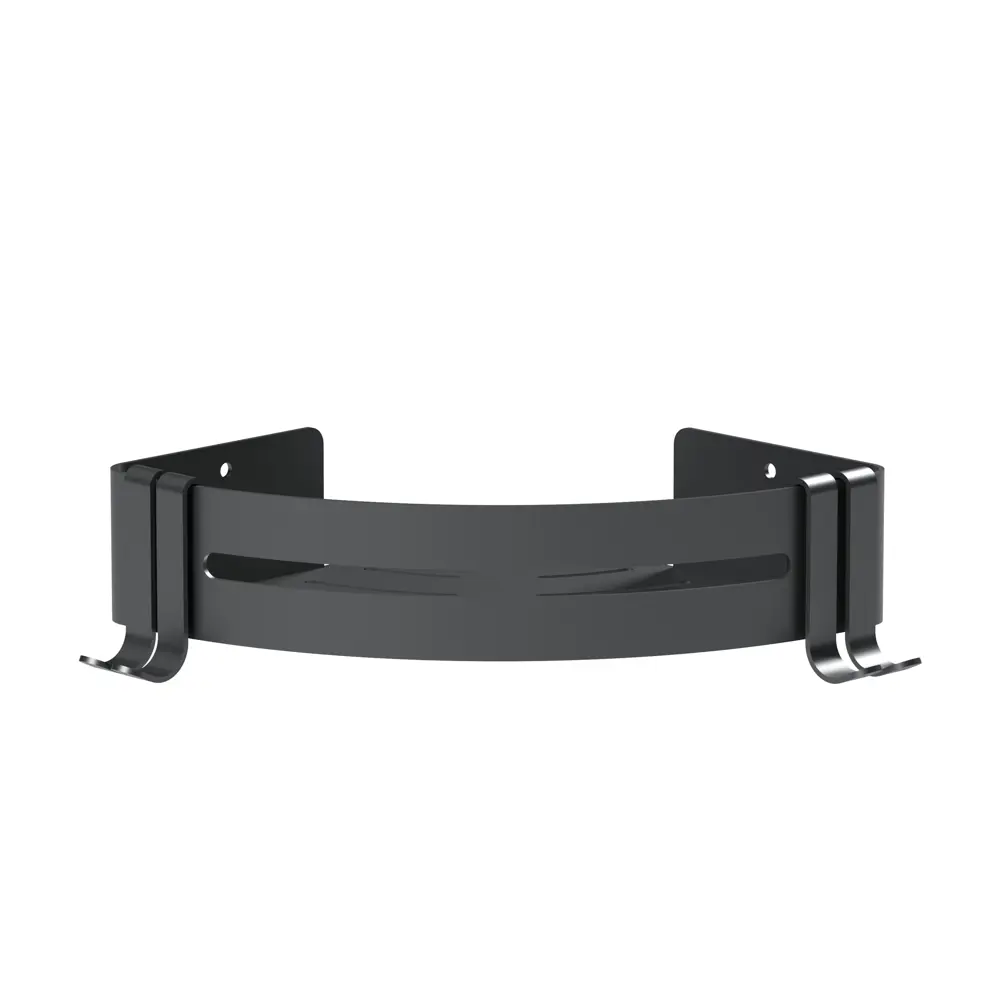 Фото Полка для ванной Tempache 10401752 нержавеющая сталь цвет черный