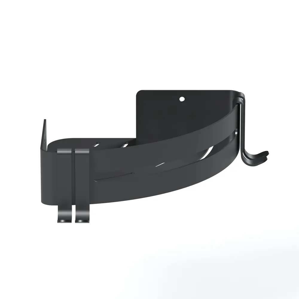 Фото 2 Полка для ванной Tempache 10401752 нержавеющая сталь цвет черный