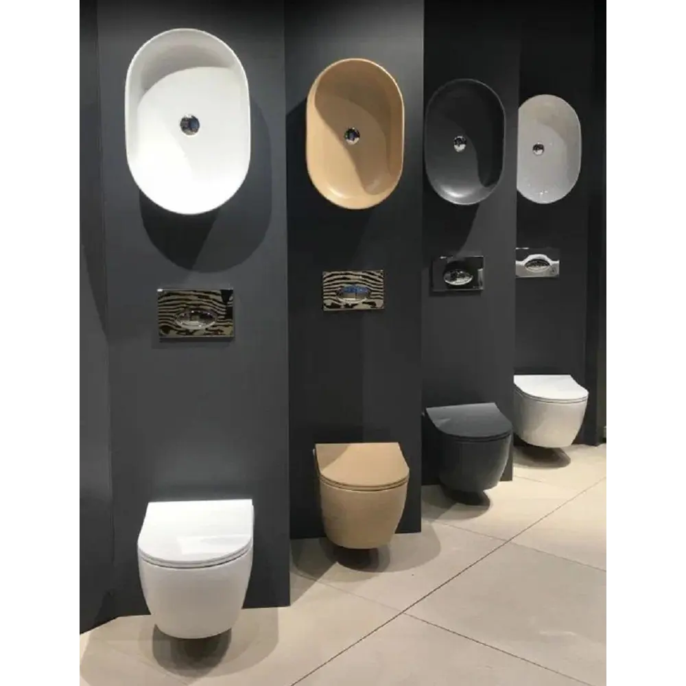 Фото 4 Унитаз подвесной Bewash 88303214 безободковый с сиденьем микролифт Фото 4 Унитаз подвесной Bewash 88303214 безободковый с сиденьем микролифт