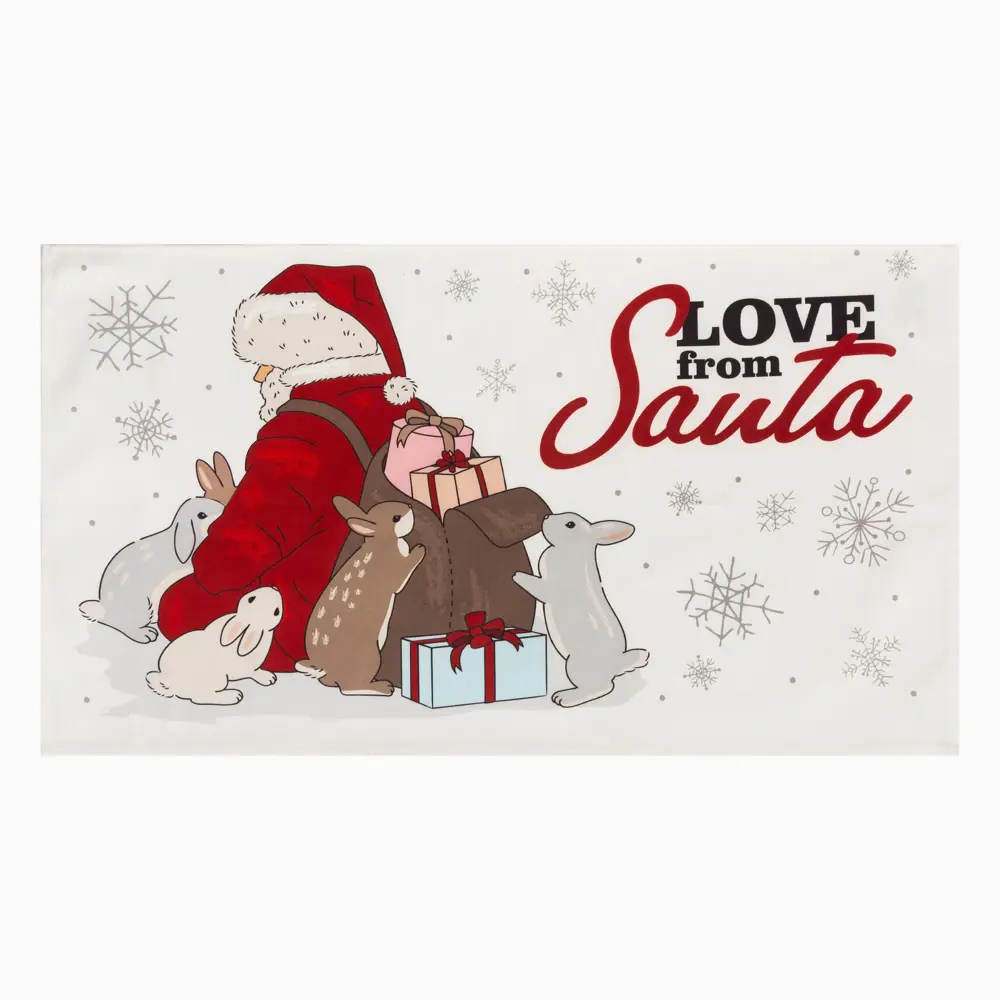 Фото 3 Набор в мешочке Этель From Santa: полотенце 40x73 см, формочки для запекания - 3 шт Фото 3 Набор в мешочке Этель From Santa: полотенце 40x73 см, формочки для запекания - 3 шт