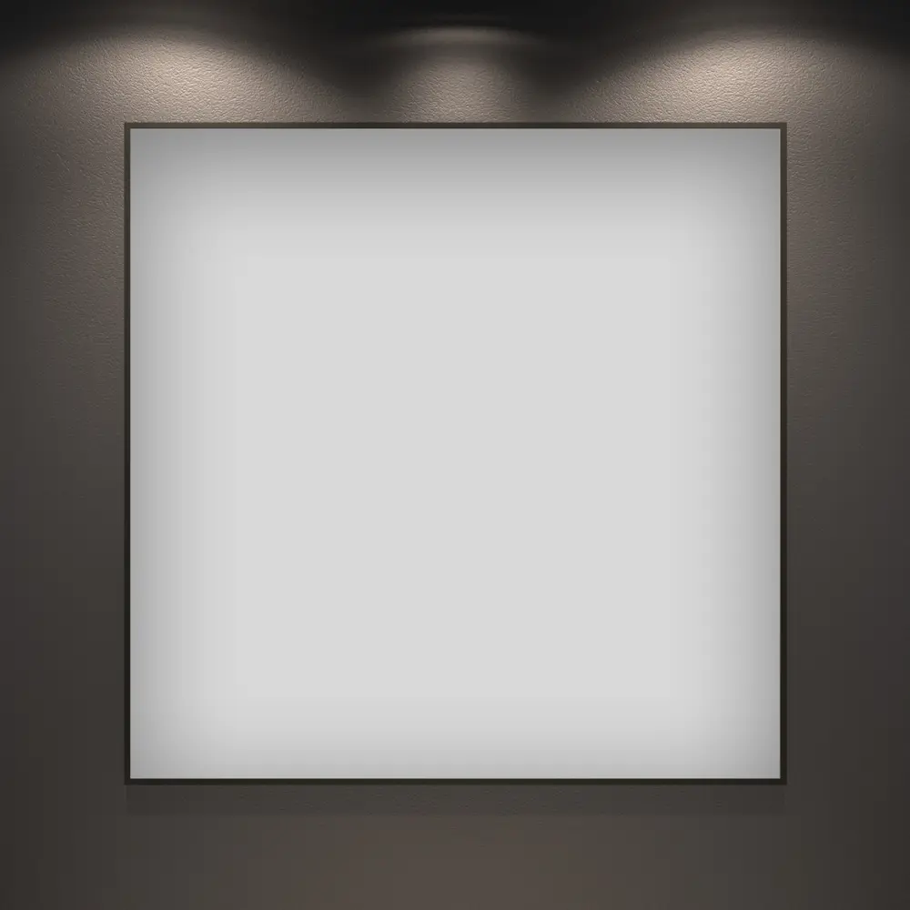 Фото Зеркало в ванную Wellsee 7 Rays' Spectrum 172200330 настенное квадратное 80x80 см