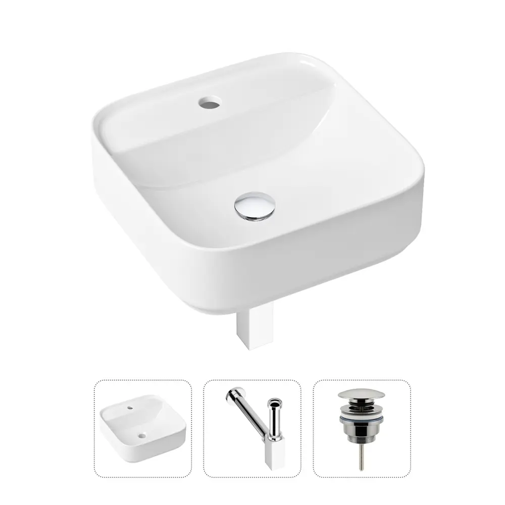 Фото Раковина накладная Lavinia boho bathroom sink Bathroom Sink 21520286 42см цвет хром Фото Раковина накладная Lavinia boho bathroom sink Bathroom Sink 21520286 42см цвет хром