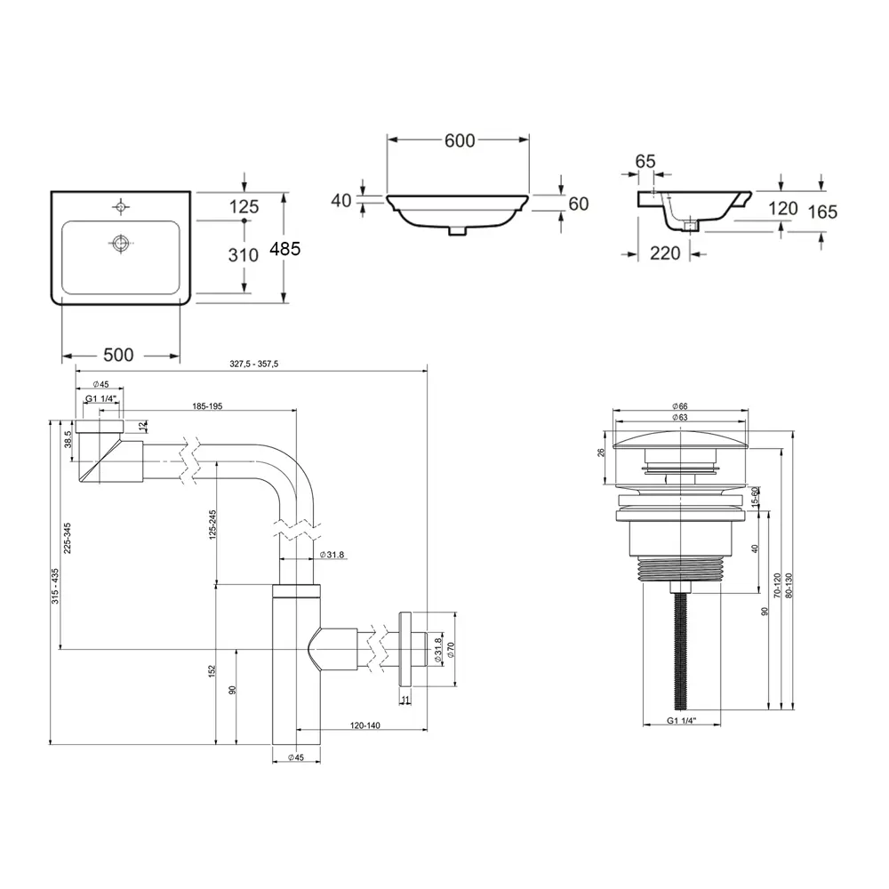 Фото 9 Раковина мебельная Lavinia boho bathroom sink Bathroom Sink 21520432 60см цвет белый Фото 9 Раковина мебельная Lavinia boho bathroom sink Bathroom Sink 21520432 60см цвет белый
