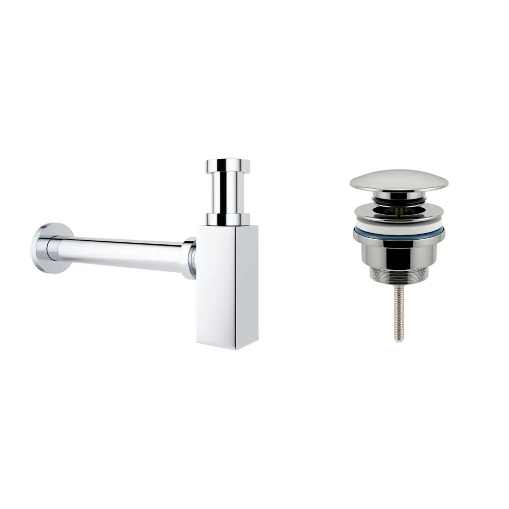 Фото 2 Врезная раковина Lavinia Boho Bathroom Sink 21520448 фарфор 60 см с донным клапаном и металлическим сифоном Фото 2 Врезная раковина Lavinia Boho Bathroom Sink 21520448 фарфор 60 см с донным клапаном и металлическим сифоном