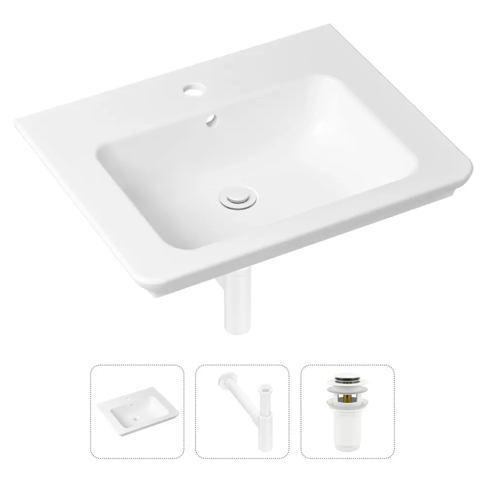 Фото Раковина мебельная Lavinia boho bathroom sink Bathroom Sink 21520421 60см цвет белый Фото Раковина мебельная Lavinia boho bathroom sink Bathroom Sink 21520421 60см цвет белый