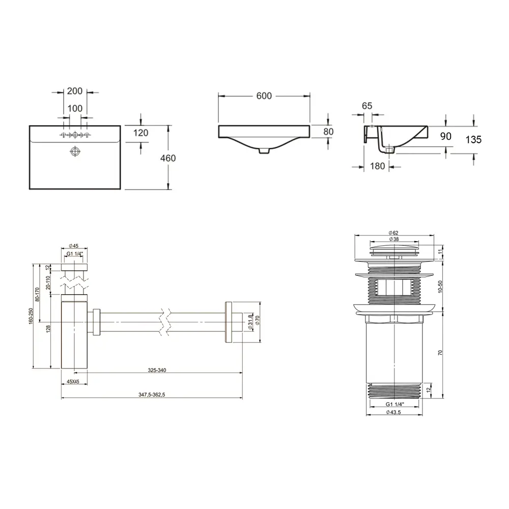 Фото 8 Раковина мебельная Lavinia boho bathroom sink Bathroom Sink 21520564 60см цвет белый