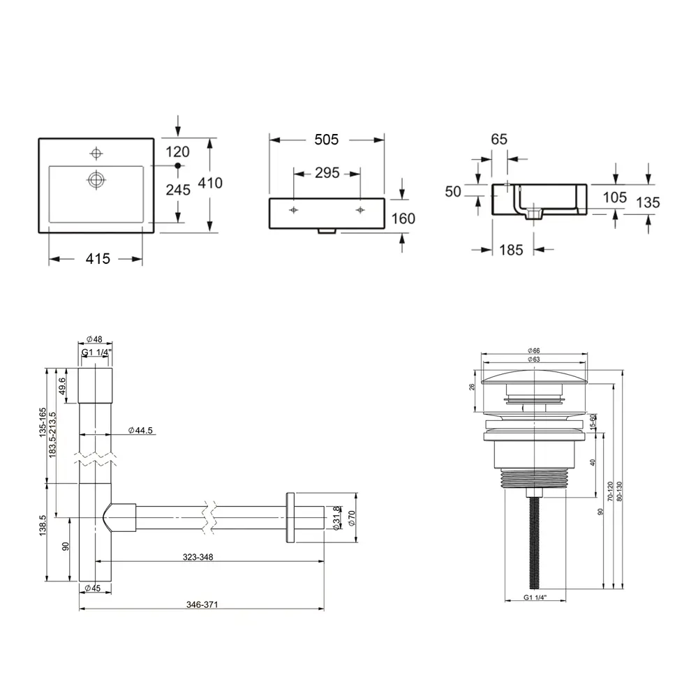 Фото 8 Накладная раковина Lavinia Boho Bathroom Sink 21520675 фарфор 50.5 см с донным клапаном и металлическим сифоном Фото 8 Накладная раковина Lavinia Boho Bathroom Sink 21520675 фарфор 50.5 см с донным клапаном и металлическим сифоном