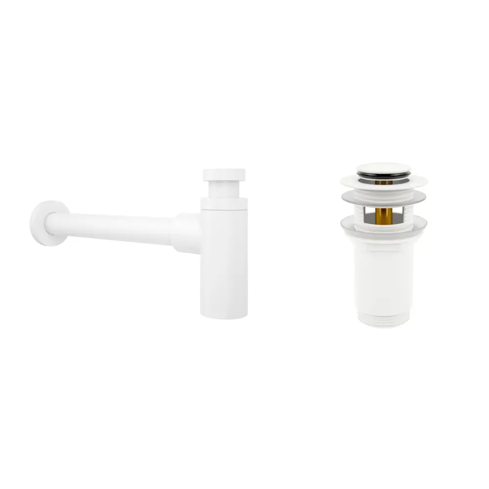 Фото 2 Подвесная мини-раковина Lavinia Boho One 21520756 отверстие под смеситель справа 37 см с донным клапаном и металлическим сифоном