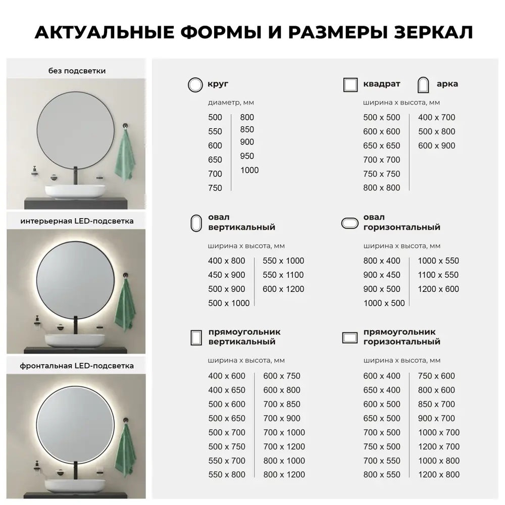 Фото 6 Зеркало в ванную Wellsee 7 Rays' Spectrum 172200340 с подсветкой настенное квадратное 50x50 см Фото 6 Зеркало в ванную Wellsee 7 Rays' Spectrum 172200340 с подсветкой настенное квадратное 50x50 см