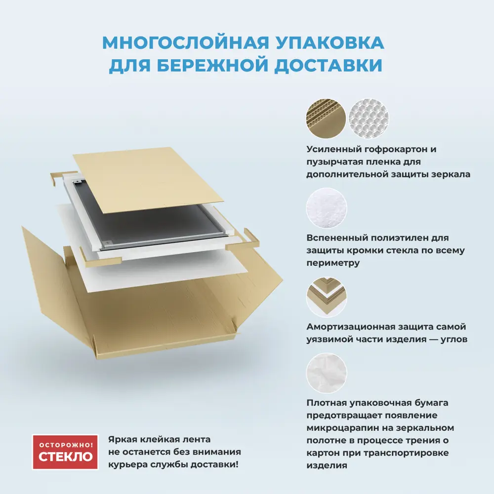 Фото 7 Зеркало в ванную Wellsee 7 Rays' Spectrum 172200340 с подсветкой настенное квадратное 50x50 см Фото 7 Зеркало в ванную Wellsee 7 Rays' Spectrum 172200340 с подсветкой настенное квадратное 50x50 см