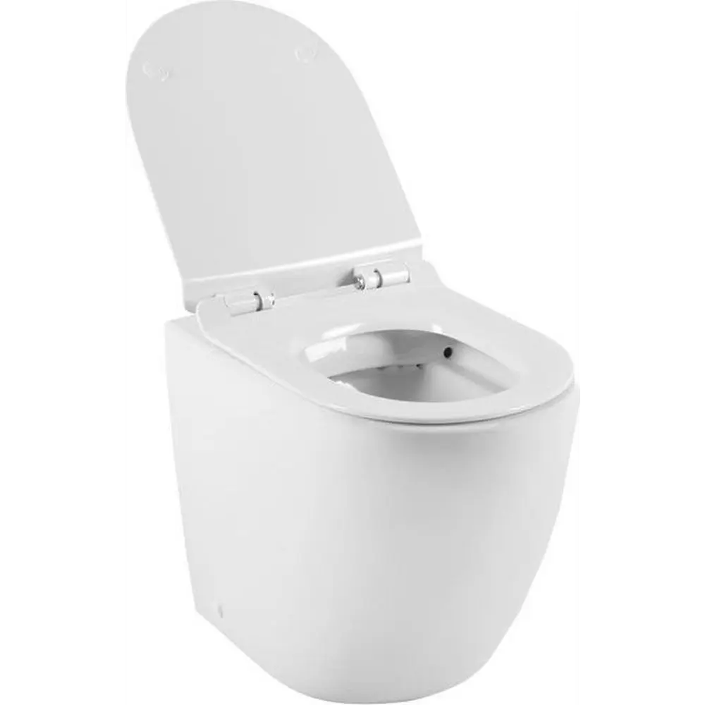 Фото 3 Унитаз приставной Aquanet Rimless Cetus-F BL-102N-FST Фото 3 Унитаз приставной Aquanet Rimless Cetus-F BL-102N-FST