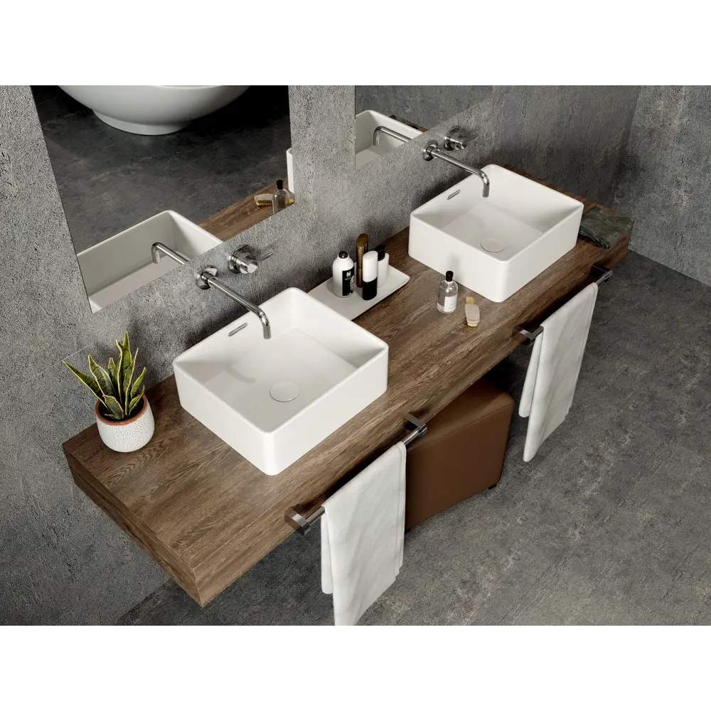 Фото 3 Раковина мебельная Allen brau fantasy 4.11001.20 40.5см цвет белый