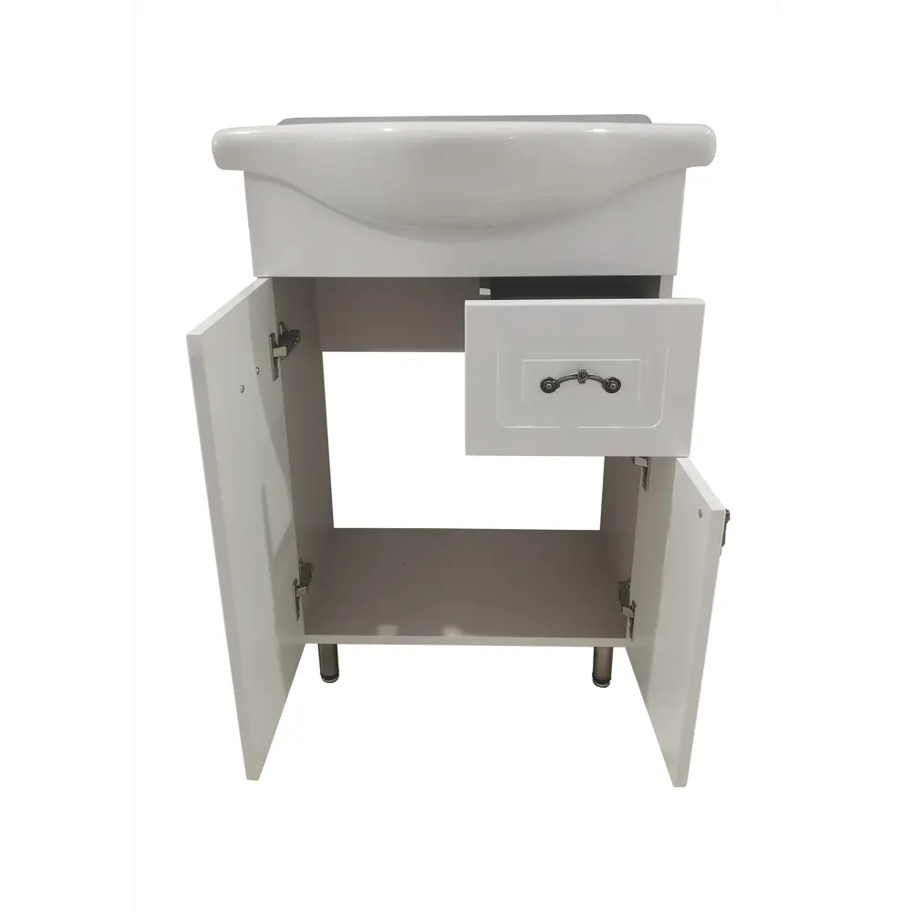 Фото 3 Тумба под раковину напольная Corozo SD-00000010 54.4см цвет белый Фото 3 Тумба под раковину напольная Corozo SD-00000010 54.4см цвет белый