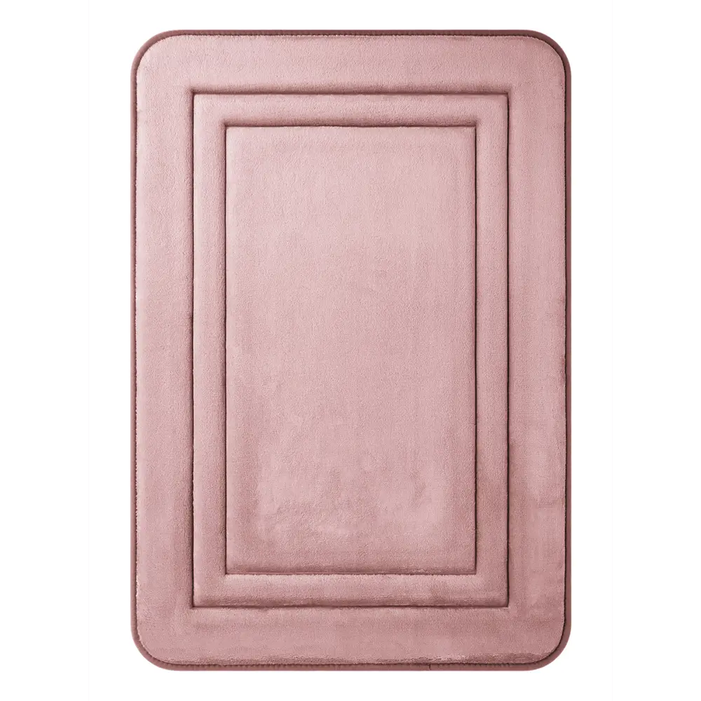 Фото 2 Коврик для ванной комнаты DEНАСТИЯ M111276 80x55см цвет розовый Фото 2 Коврик для ванной комнаты DEНАСТИЯ M111276 80x55см цвет розовый