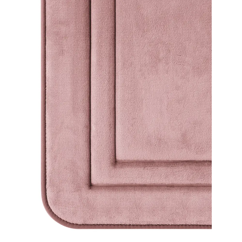 Фото 3 Коврик для ванной комнаты DEНАСТИЯ M111276 80x55см цвет розовый Фото 3 Коврик для ванной комнаты DEНАСТИЯ M111276 80x55см цвет розовый
