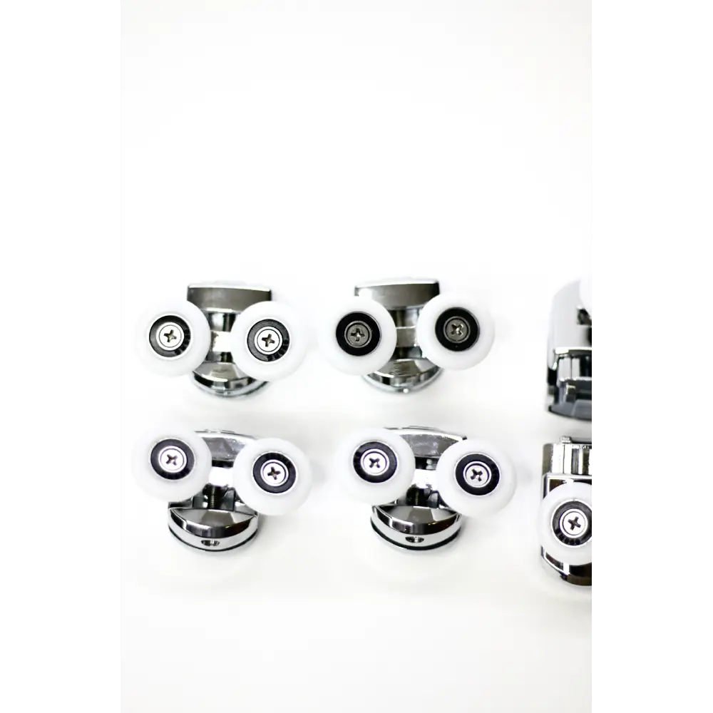 Фото 2 Ролики для душевых кабин диаметром 22 мм комплект 4 штуки [хромированные S-R09-22-4