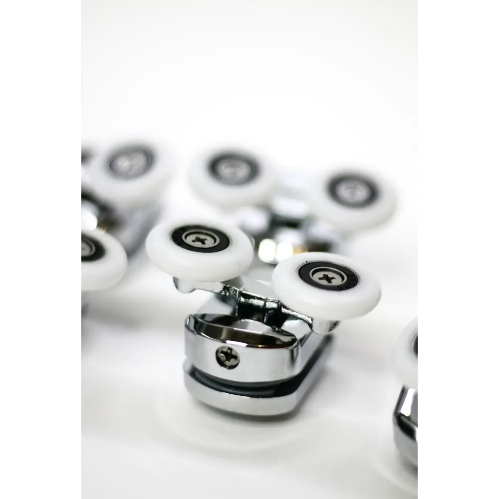 Фото 4 Ролики для душевых кабин диаметром 22 мм комплект 4 штуки [хромированные S-R09-22-4