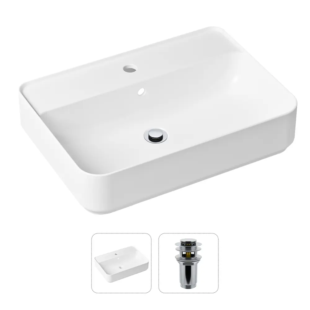 Фото Раковина накладная Lavinia boho Bathroom Sink 21520848 60 см Фото Раковина накладная Lavinia boho Bathroom Sink 21520848 60 см