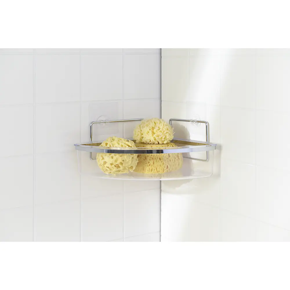 Фото 5 Полка для ванной Bergenson Bjorn Bath HF-SV-SH-MT-CHR-23 угловая 29x22см