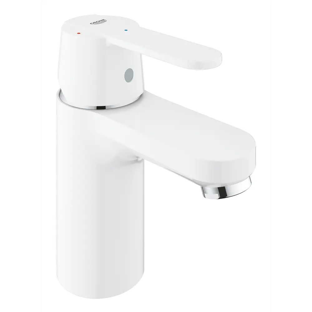 Фото Смеситель для раковины Grohe 23586LS0 однорычажный цвет белый Фото Смеситель для раковины Grohe 23586LS0 однорычажный цвет белый