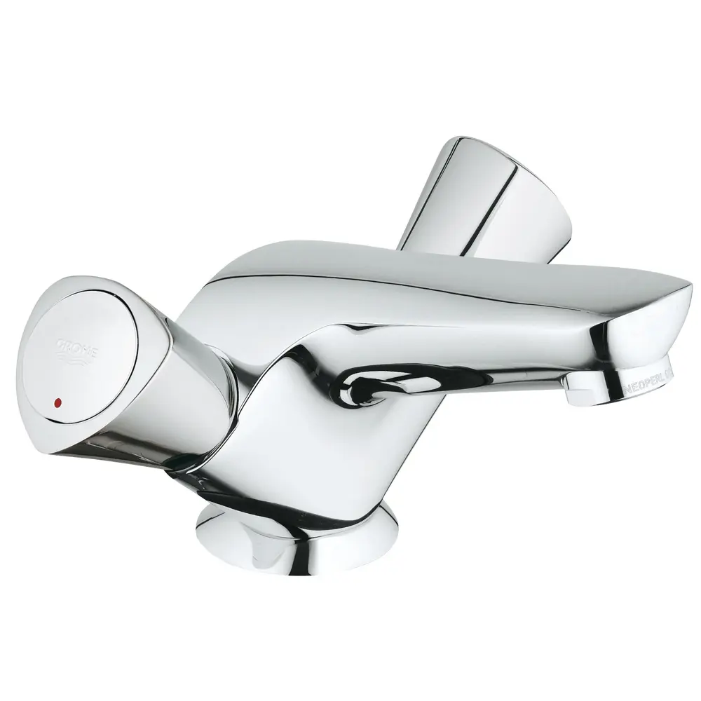 Фото Смеситель для раковины Grohe 21255001 двухвентильный цвет хром Фото Смеситель для раковины Grohe 21255001 двухвентильный цвет хром