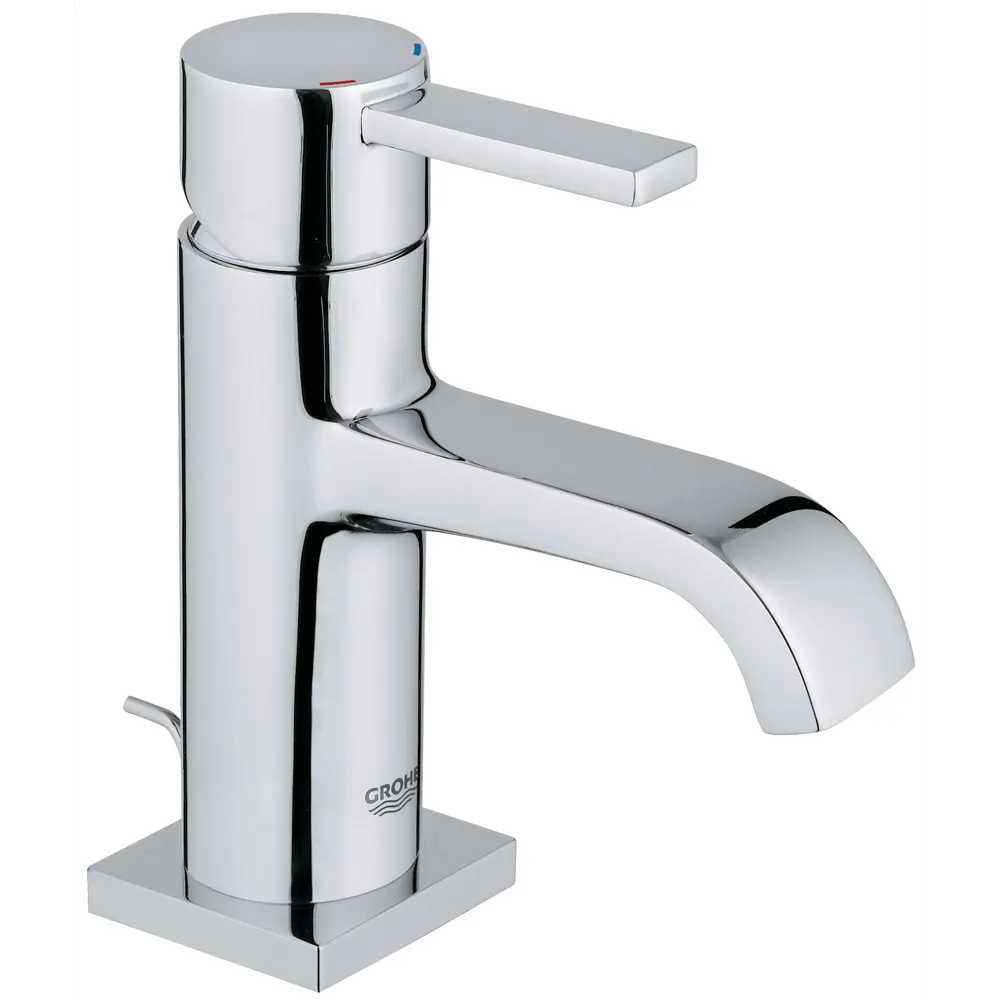 Фото Смеситель для раковины Grohe 32757000 однорычажный цвет хром Фото Смеситель для раковины Grohe 32757000 однорычажный цвет хром