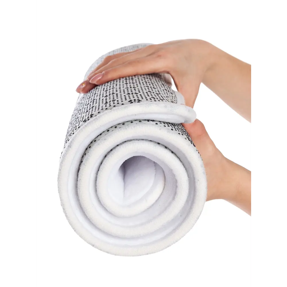 Фото 6 Коврик для ванной комнаты JoyArty bath_13572 52x77см цвет серый серебристый Фото 6 Коврик для ванной комнаты JoyArty bath_13572 52x77см цвет серый серебристый