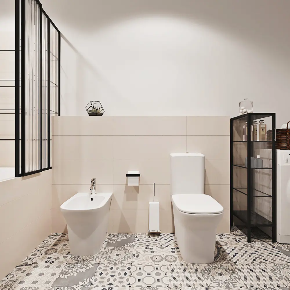 Фото 4 Биде напольное Lavinia Boho Bristol 33050040 с отверстием под смеситель, фарфор, цвет белый глянец Фото 4 Биде напольное Lavinia Boho Bristol 33050040 с отверстием под смеситель, фарфор, цвет белый глянец