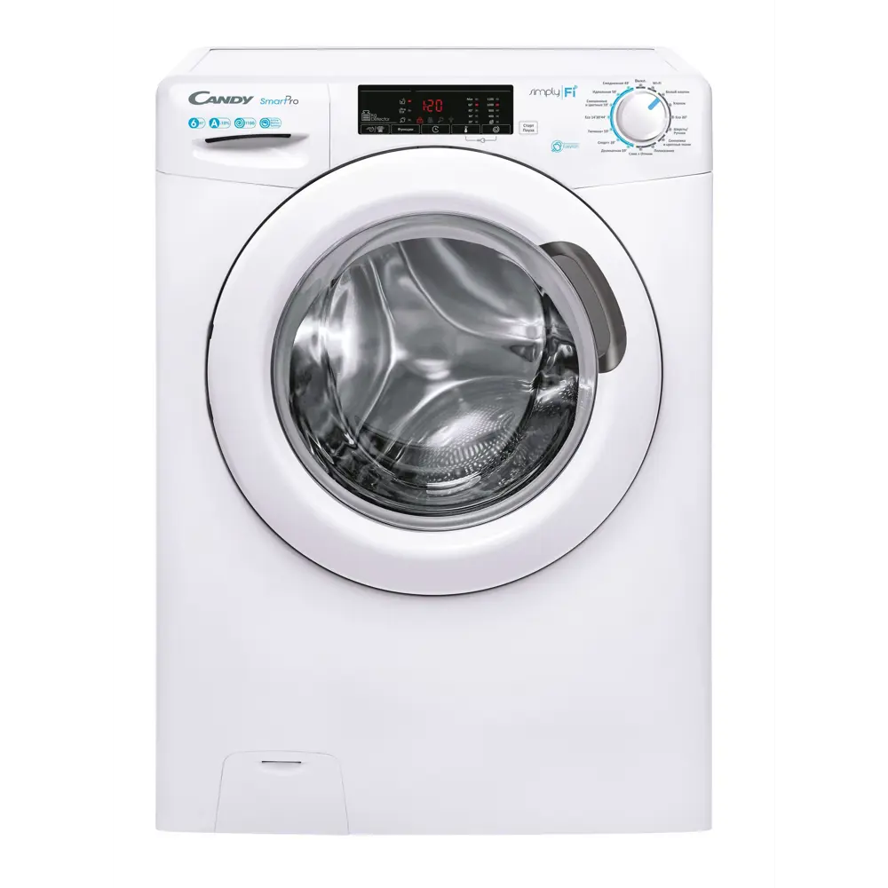 Фото Стиральная машина Candy Cso4 116t1/2-07 60x85x40 см 6 кг цвет белый Фото Стиральная машина Candy Cso4 116t1/2-07 60x85x40 см 6 кг цвет белый