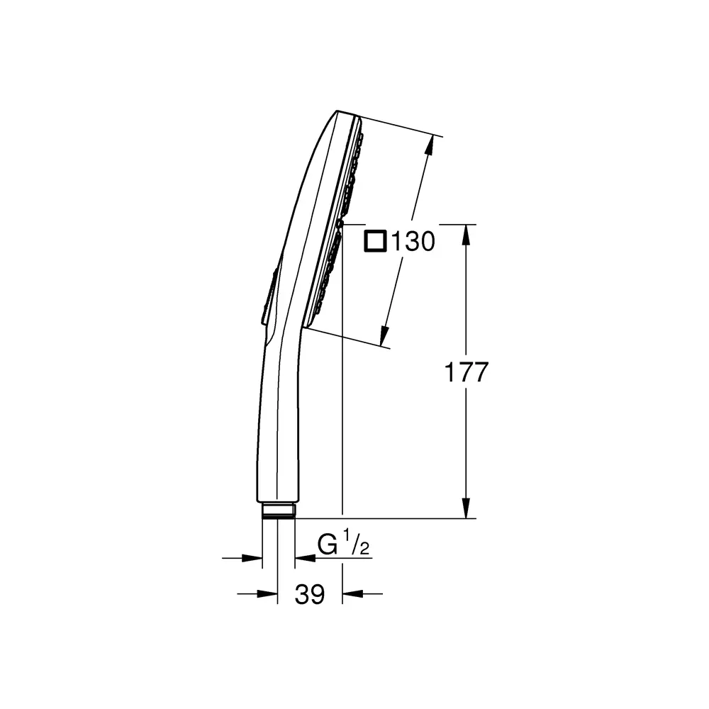 Фото 2 Душевая лейка Grohe 26550000 3 режим цвет хром Фото 2 Душевая лейка Grohe 26550000 3 режим цвет хром