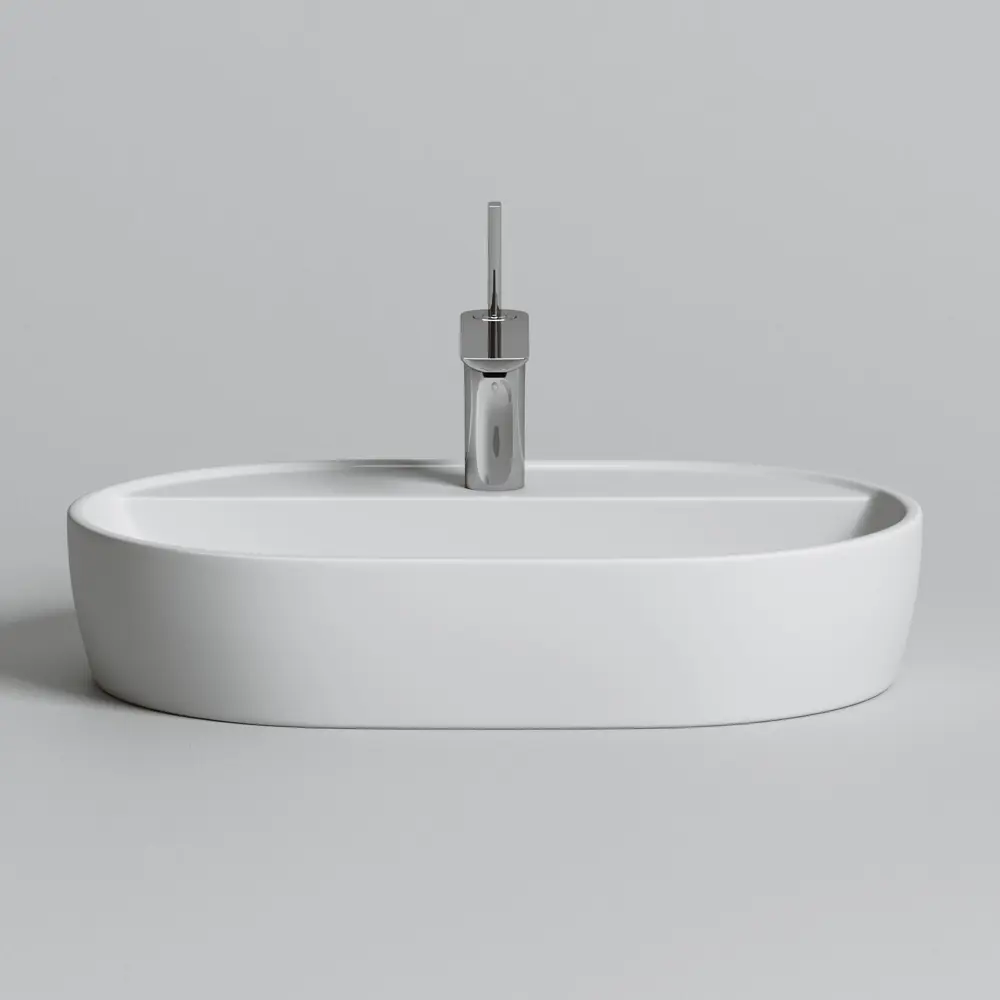 Фото 3 Накладная раковина CERAMICANOVA Element CN6035 Овал 60 см Фото 3 Накладная раковина CERAMICANOVA Element CN6035 Овал 60 см