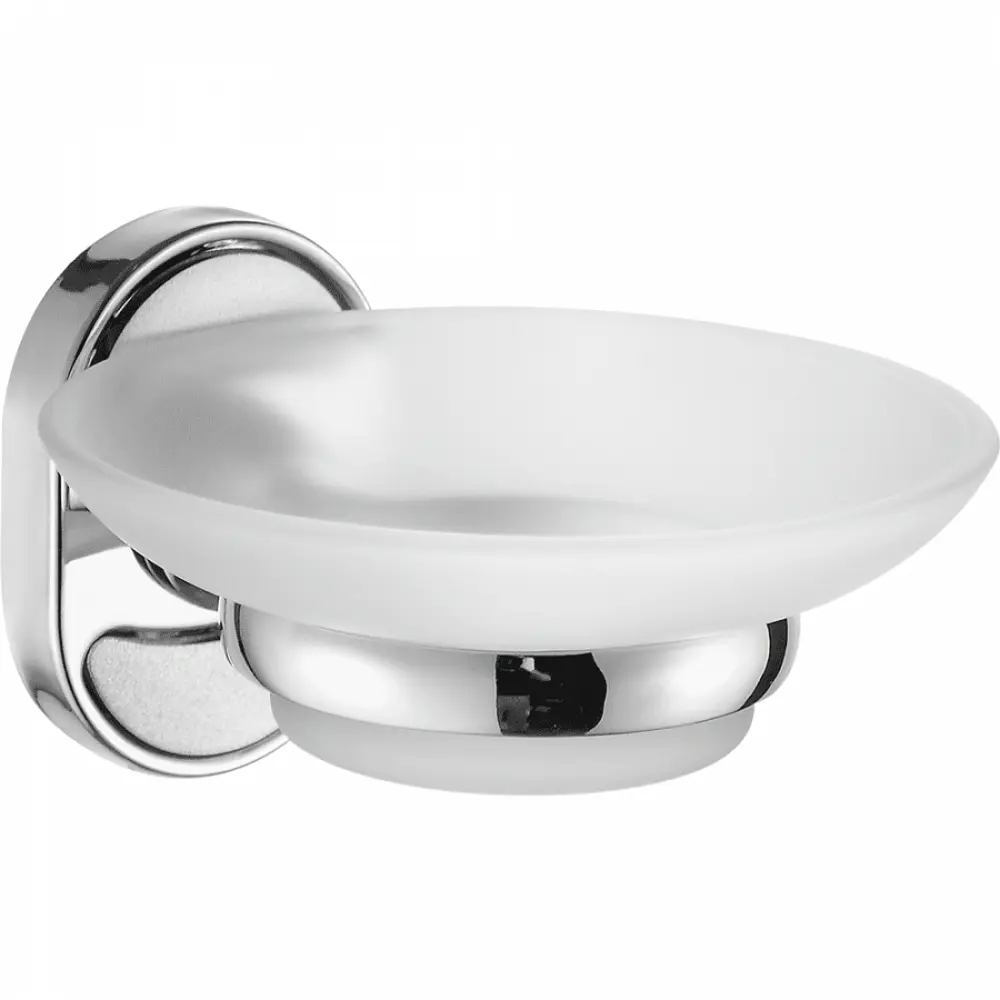 Фото Мыльница Fashun A1902 металл и стекло цвет серый, серебристый