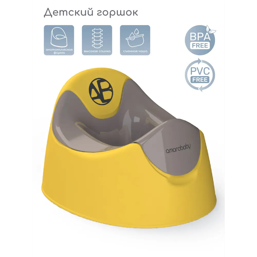 Фото Горшок детский Amarobaby AB221104B/04 Фото Горшок детский Amarobaby AB221104B/04