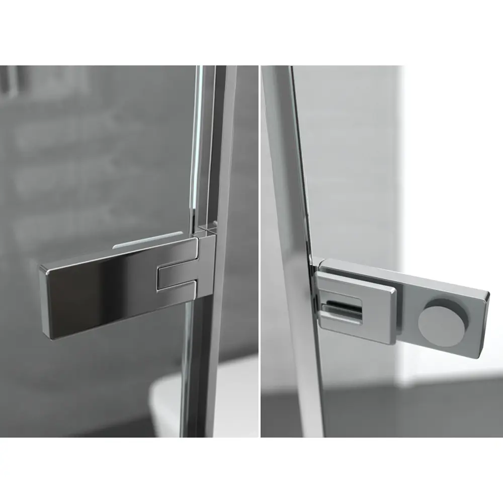 Фото 7 Душевой уголок Ambassador 10011102R-ST4 квадрат 100x100см хромированный профиль эффект стекла прозрачный Фото 7 Душевой уголок Ambassador 10011102R-ST4 квадрат 100x100см хромированный профиль эффект стекла прозрачный