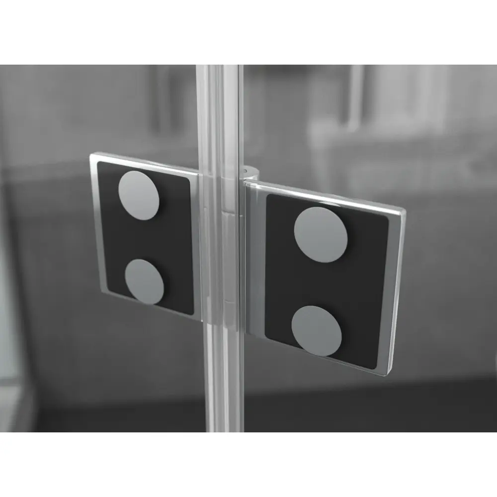 Фото 7 Душевой уголок Ambassador 12011112L-PR1 пятиугольник 100x100см хромированный профиль эффект стекла прозрачный