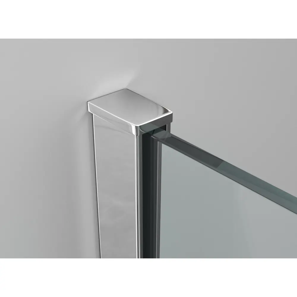 Фото 7 Душевая перегородка Ambassador 15031101-ST3 200см хромированный профиль