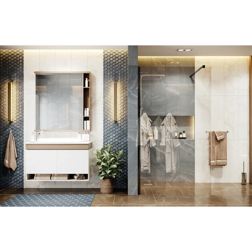 Фото 5 Душевая перегородка Ambassador 15031110-ST10 200см хромированный профиль Фото 5 Душевая перегородка Ambassador 15031110-ST10 200см хромированный профиль