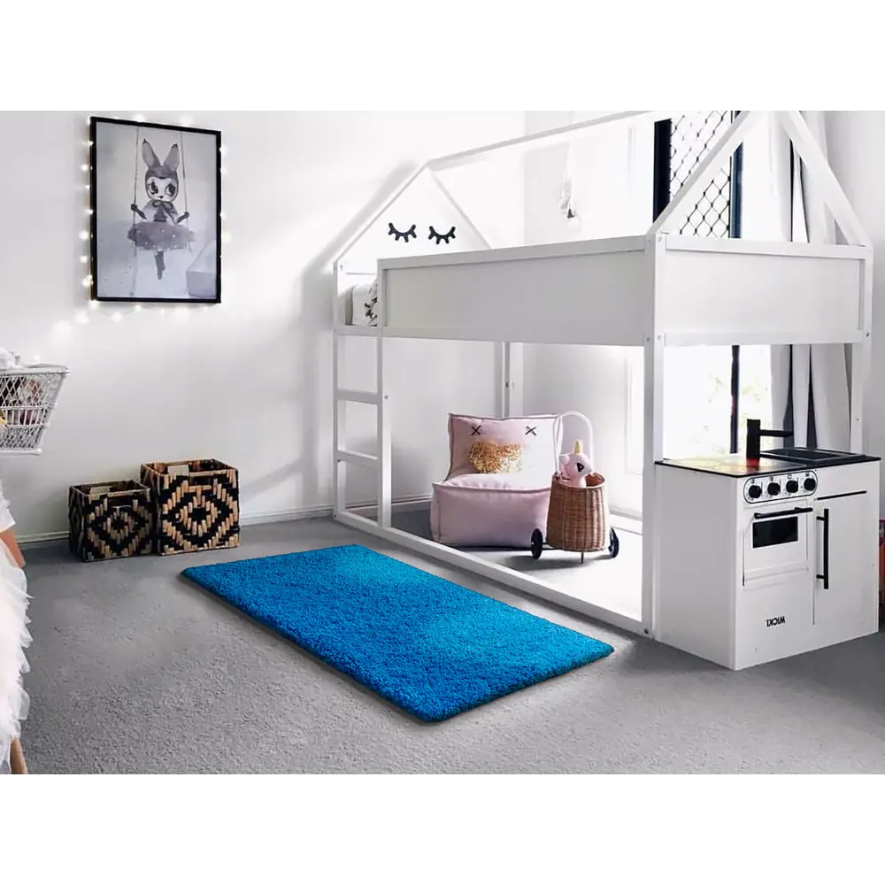 Фото 2 Коврик для ванной комнаты Shahintex 686757 120x80см цвет синий