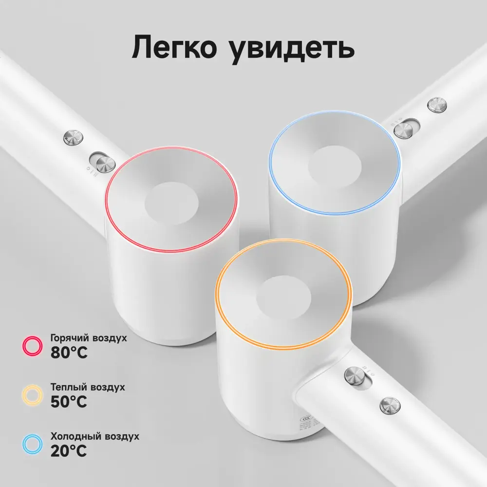 Фото 4 Фен Laifen Swift White 1600 Вт Фото 4 Фен Laifen Swift White 1600 Вт