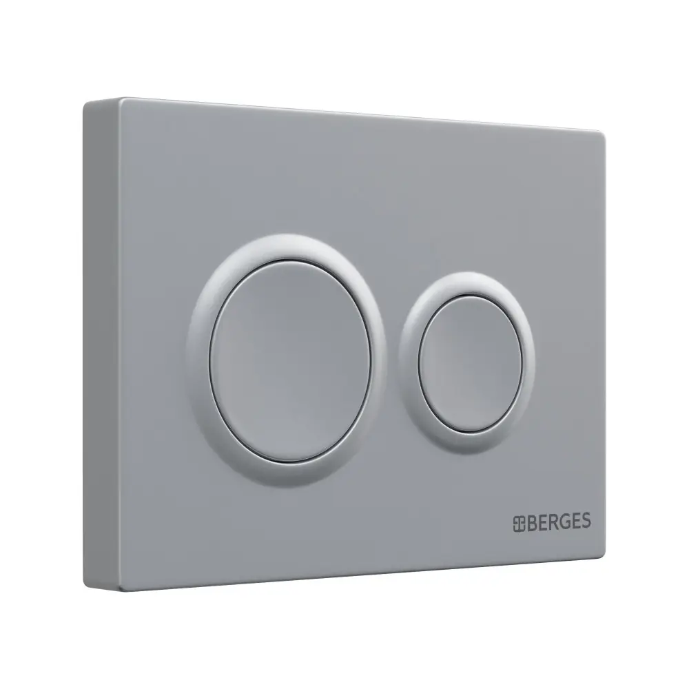 Фото 2 Панель смыва Berges 040062 цвет серый