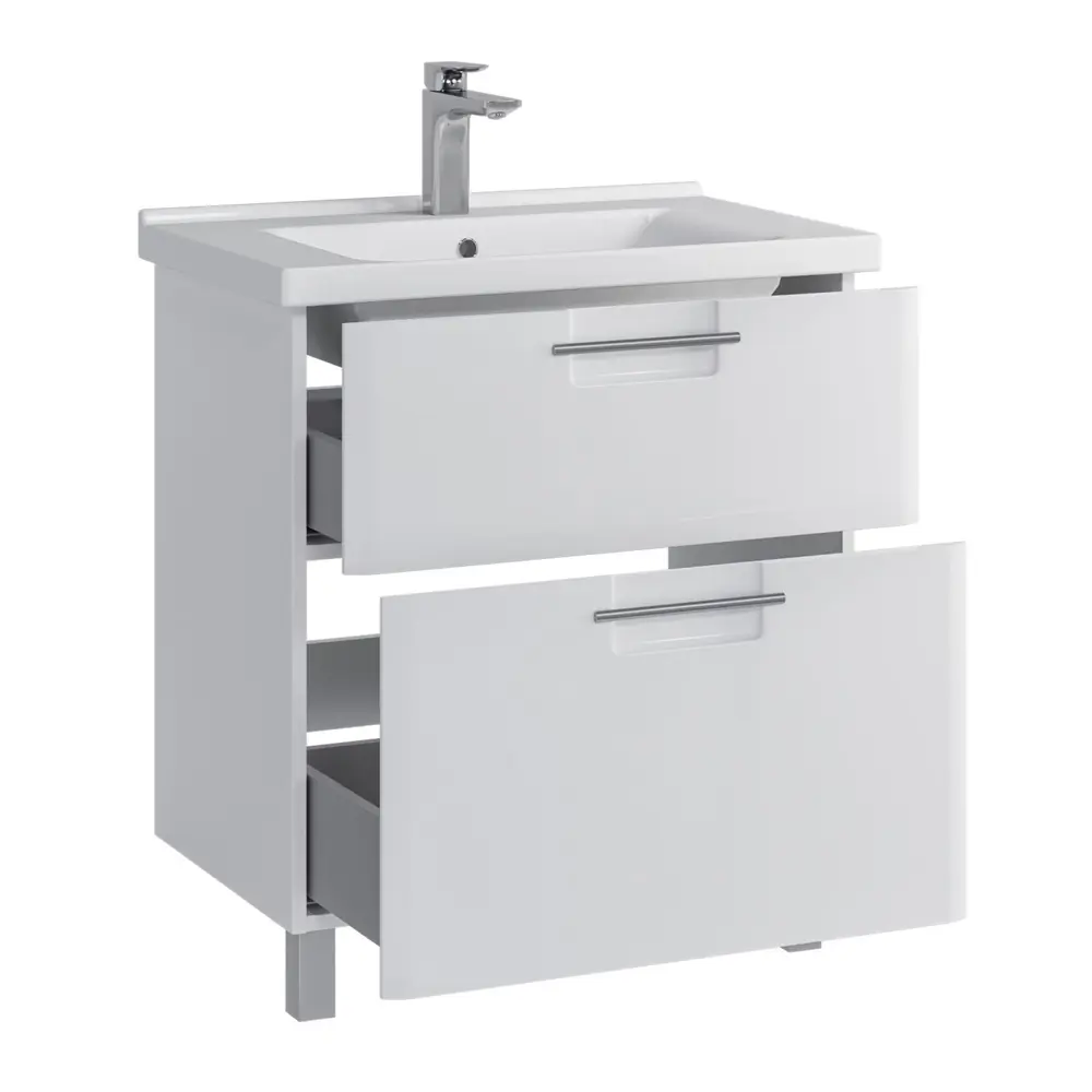 Фото 3 Тумба под раковину напольная Sanstar 376.1-1.4.1.КМИР 70см цвет белый Фото 3 Тумба под раковину напольная Sanstar 376.1-1.4.1.КМИР 70см цвет белый