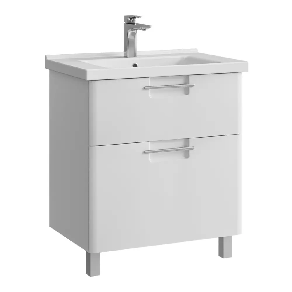 Фото 2 Тумба под раковину напольная Sanstar 376.1-1.4.1.КМИР 70см цвет белый Фото 2 Тумба под раковину напольная Sanstar 376.1-1.4.1.КМИР 70см цвет белый