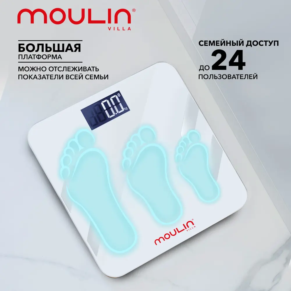 Фото 4 Весы напольные Moulin Villa MV SC-001 W